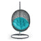 Hide Outdoor Gray Patio Swing Chair With Stand