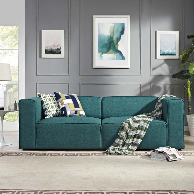 Mingle 2 Piece Upholstered Fabric Sectional