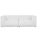 Mingle 2 Piece Upholstered Fabric Sectional