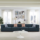 Mingle 4 Piece Fabric Sectional