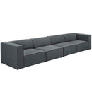 Mingle 4 Piece Fabric Sectional