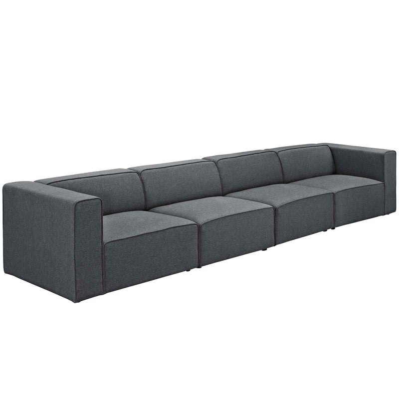 Mingle 4 Piece Fabric Sectional