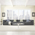 Mingle 4 Piece Fabric Sectional (Pre-Order)
