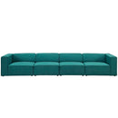 Mingle 4 Piece Fabric Sectional