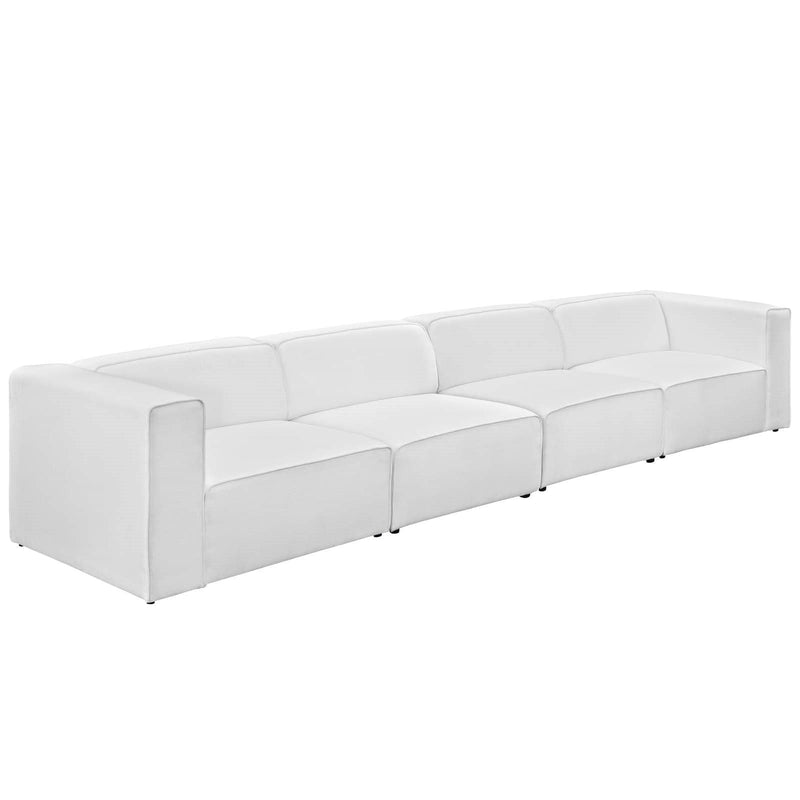 Mingle 4 Piece Fabric Sectional