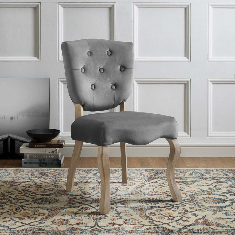 Bay Vintage French Performance Velvet Dining Chair