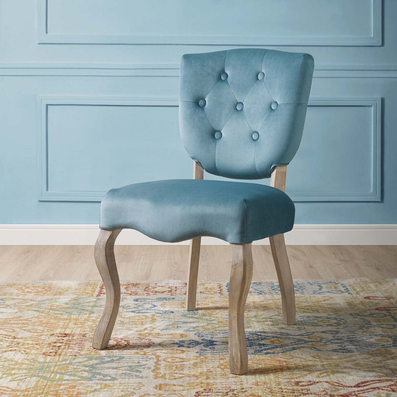 Bay Vintage French Performance Velvet Dining Chair