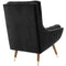 Suggest Button Tufted Performance Velvet Lounge Chair