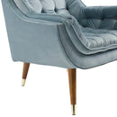 Suggest Button Tufted Performance Velvet Lounge Chair