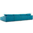 Cloud Down Filled 5 pcs Modular Sectional