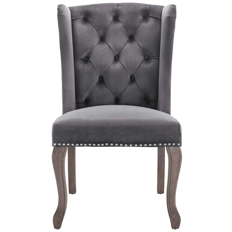 Apprise French Vintage Velvet Dining Chair