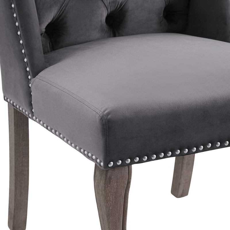 Apprise French Vintage Velvet Dining Chair