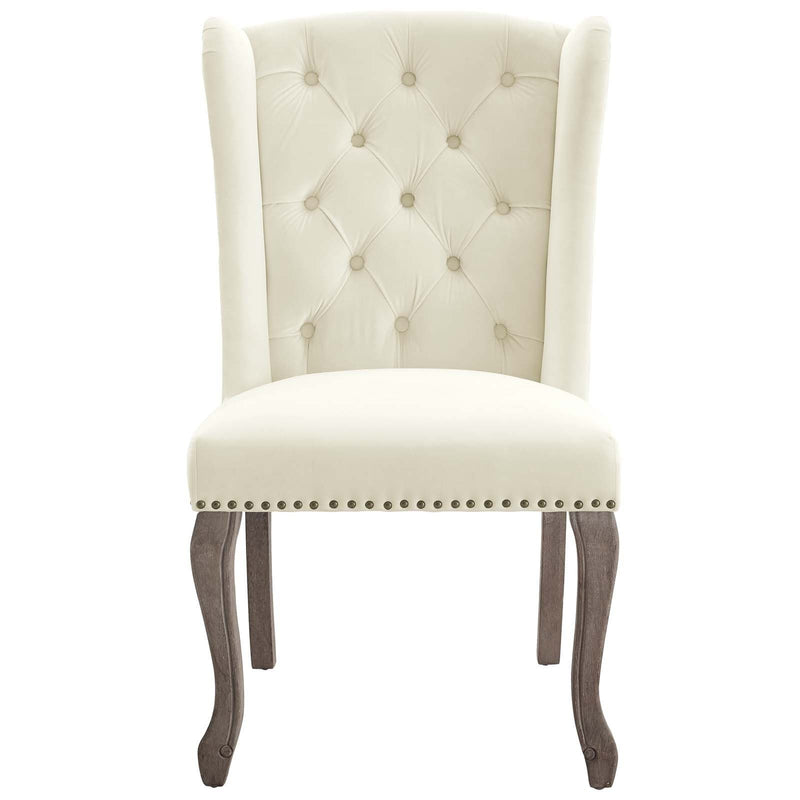 Apprise French Vintage Velvet Dining Chair