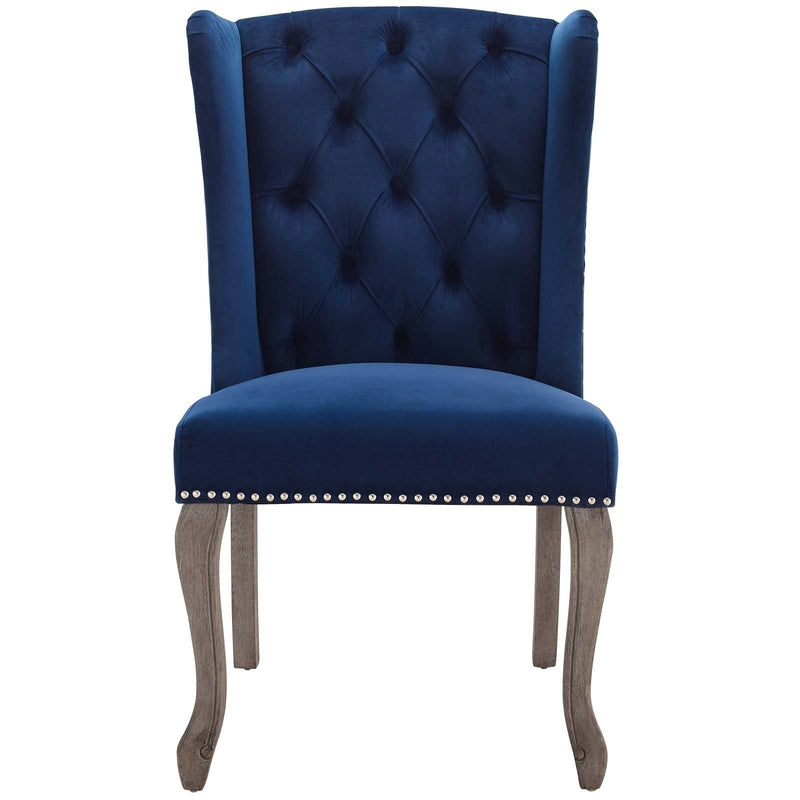 Apprise French Vintage Velvet Dining Chair