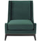 Confident Accent Upholstered Performance Velvet Lounge Chair