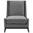 Confident Accent Upholstered Performance Velvet Lounge Chair