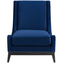 Confident Accent Upholstered Performance Velvet Lounge Chair