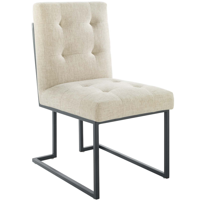 Stainless Steel Upholstered Fabric Dining Chair