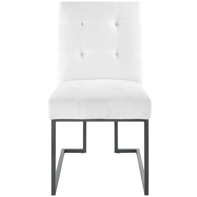 Stainless Steel Upholstered Fabric Dining Chair