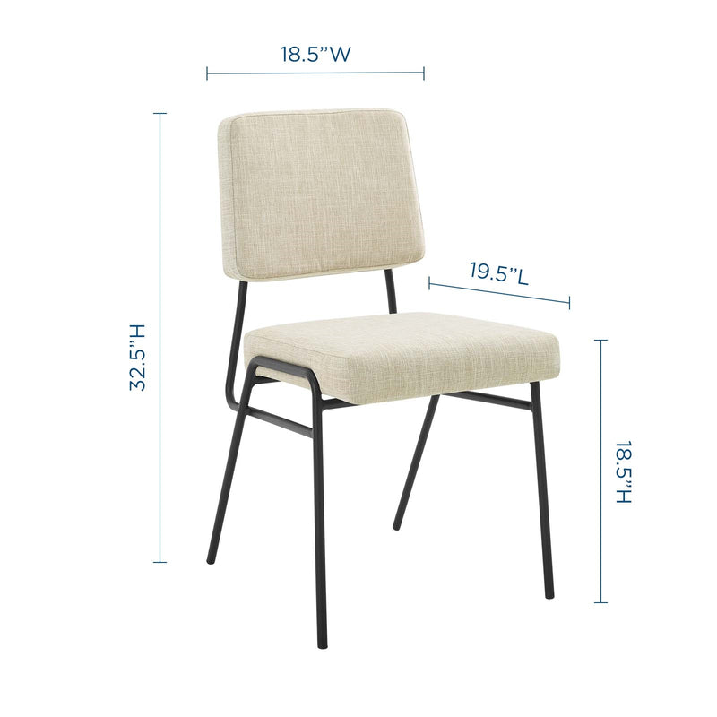 Craft Upholstered Fabric Dining Side Chair