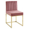 Channel Velvet Dining Chair