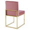 Channel Velvet Dining Chair
