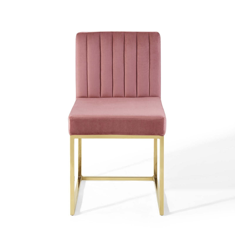 Channel Velvet Dining Chair