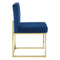 Channel Velvet Dining Chair