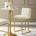 Privy Velvet Bar Stool