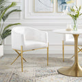 Tufted Performance Velvet Accent Dining Armchair