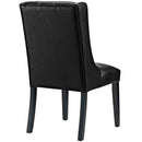Baron Vinyl Dining Chair in Black