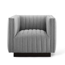 Conjure Tufted Upholstered Fabric Armchair