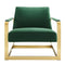 Seg Performance Velvet Accent Chair