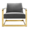 Seg Performance Velvet Accent Chair