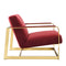 Seg Performance Velvet Accent Chair