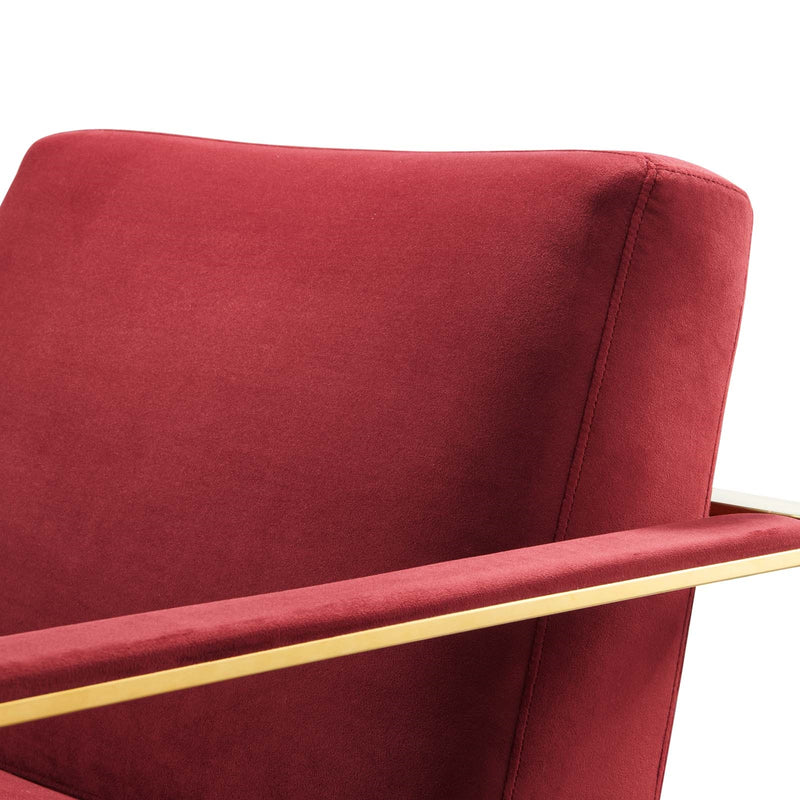 Seg Performance Velvet Accent Chair