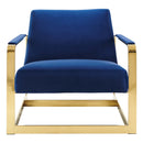 Seg Performance Velvet Accent Chair