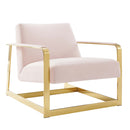 Seg Performance Velvet Accent Chair