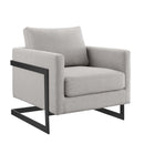 Posse Upholstered Fabric Accent Chair