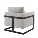 Posse Upholstered Fabric Accent Chair