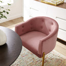 Savour Tufted Performance Velvet Accent Chairs - Set of 2