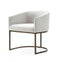 Modrest Elisa - Modern Velvet & Brass Dining Chair