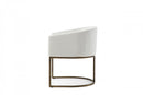 Modrest Elisa - Modern Velvet & Brass Dining Chair