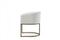 Modrest Elisa - Modern Velvet & Brass Dining Chair