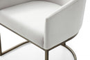 Modrest Elisa - Modern Velvet & Brass Dining Chair
