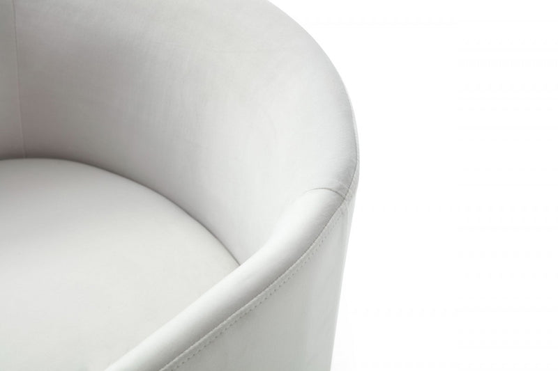 Modrest Elisa - Modern Velvet & Brass Dining Chair