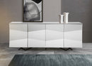 Modrest Ely - Modern White High Gloss Buffet