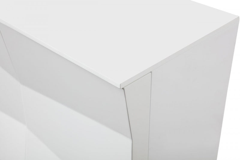 Modrest Ely - Modern White High Gloss Buffet