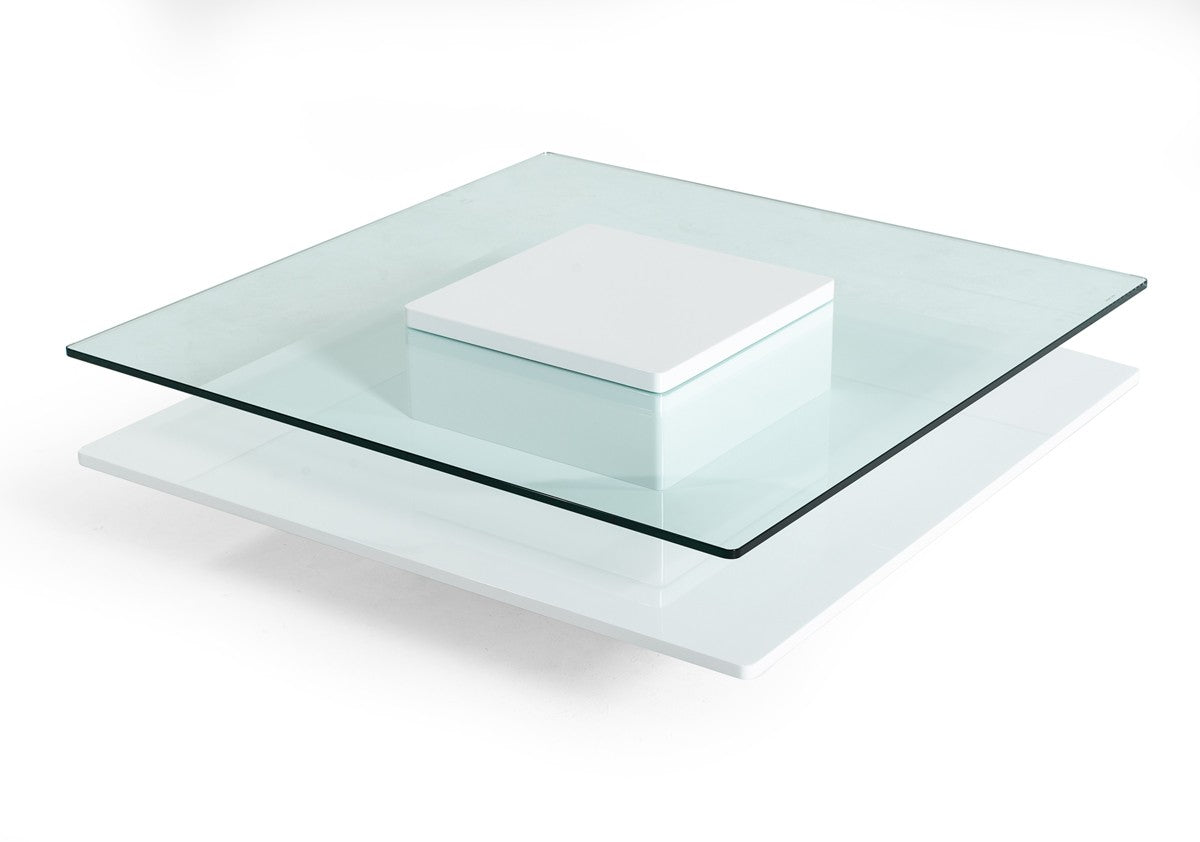 Modrest Emulsion - Modern Glass Coffee Table