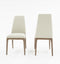 Modrest Encino Modern Grey & Walnut Dining Chair (Set of 2)